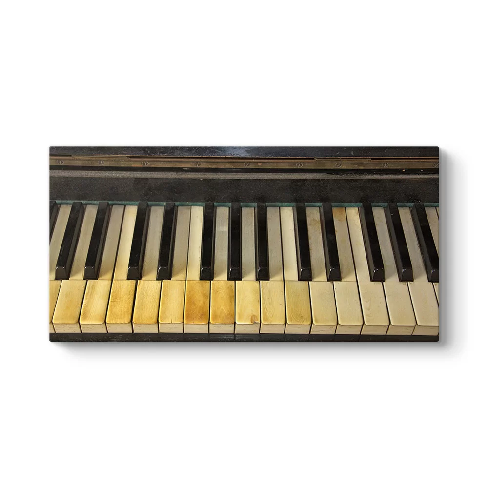 Eski Piyano Tuşları Tablosu - Model 5